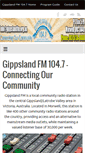 Mobile Screenshot of gippslandfm.org.au